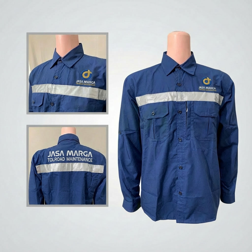 Hasil Seragam Kerja Kemeja